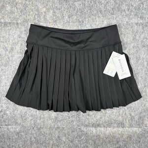 Athleta Elavate Skort Women's Large Black Tennis Pickleball Athleisure‎ NWT $69